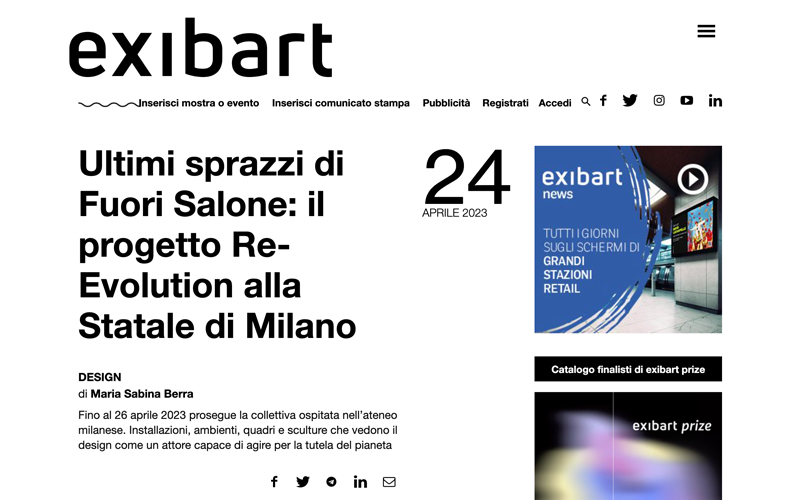 Image for-Ultimi sprazzi di Fuori Salone: il progetto Re-Evolution alla Statale di Milano